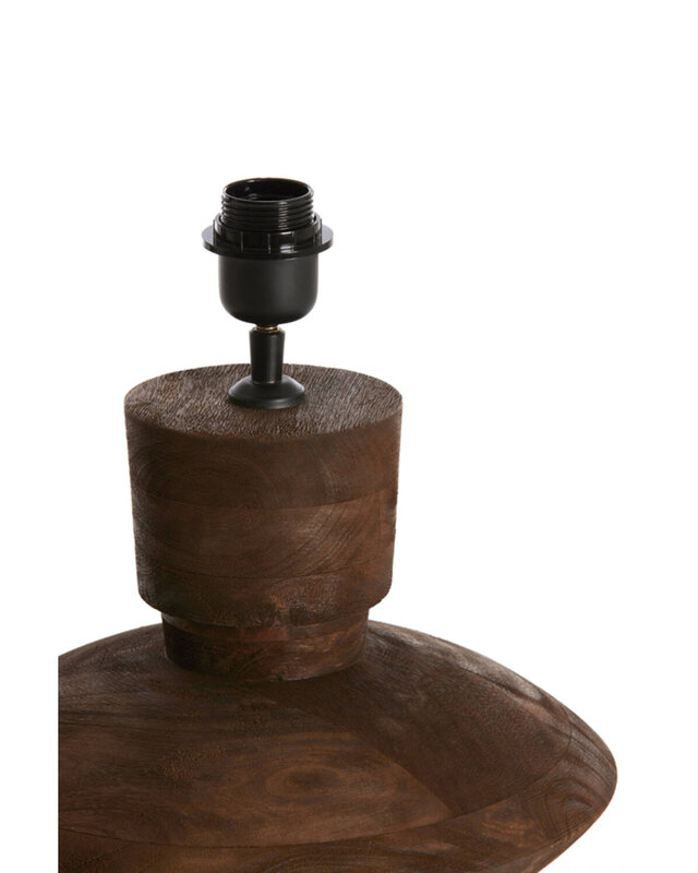 Light&Living Lampenvoet Fiera | Donkerbruin | H31 x D31 cm