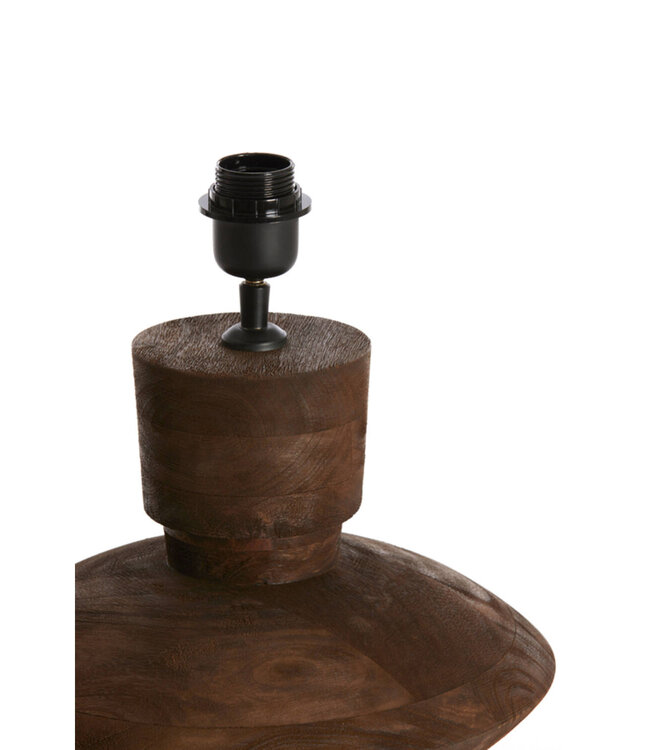 Light&Living Lampenvoet Fiera | Donkerbruin | H31 x D31 cm