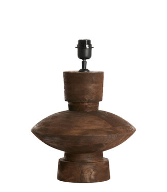 Light&Living Lampenvoet Fiera | Donkerbruin | H31 x D31 cm