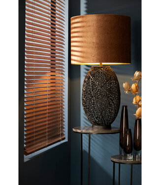 Light&Living Lampenkap Lubis | Cilinder | Bruin | 5 Maten