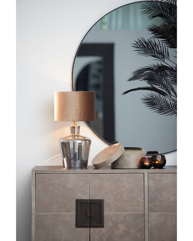 Light&Living Lampenkap Lubis | Cilinder | Bruin | 5 Maten