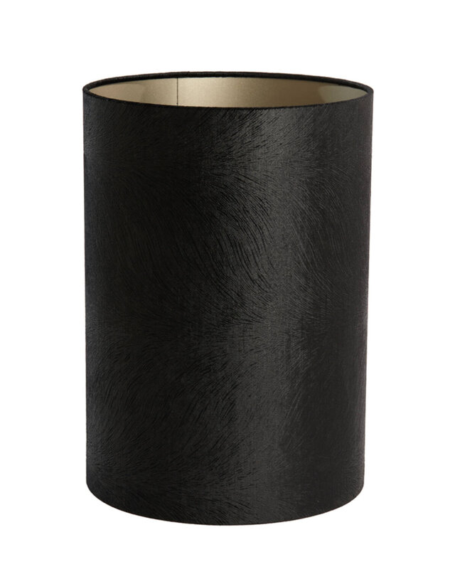 Light&Living Lampenkap Lubis | Cilinder | Zwart | 5 Maten