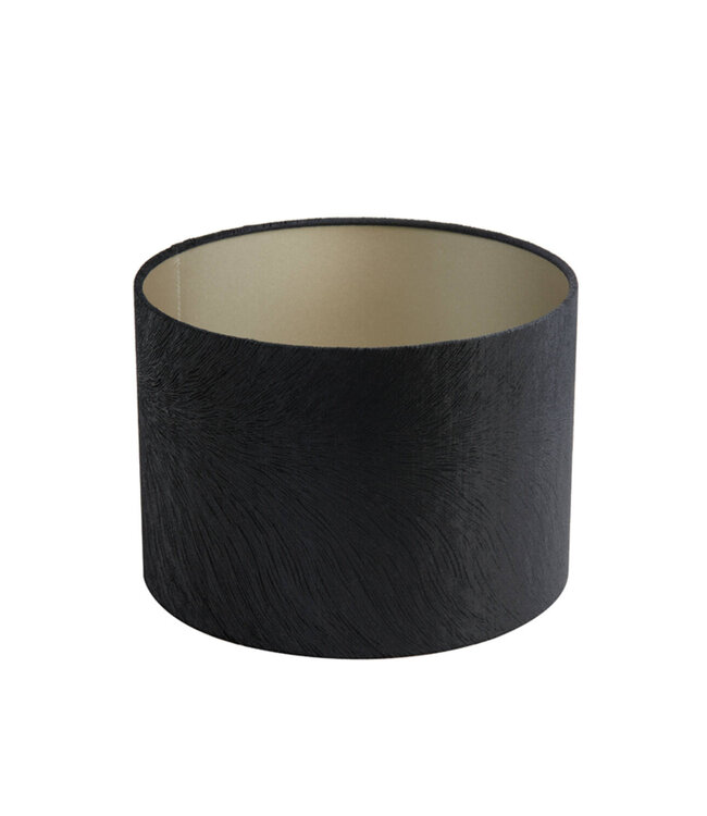 Light&Living Lampenkap Lubis | Cilinder | Zwart | 5 Maten