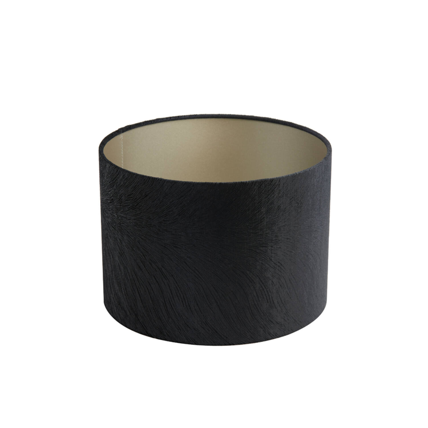 Light&Living Lampenkap Lubis | Cilinder | Zwart | 5 Maten