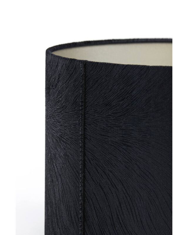 Light&Living Lampenkap Lubis | Cilinder | Zwart | 5 Maten