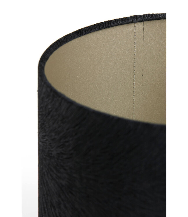 Light&Living Lampenkap Lubis | Cilinder | Zwart | 5 Maten