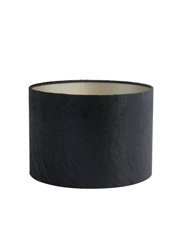 Light&Living Lampenkap Lubis | Cilinder | Zwart | 5 Maten