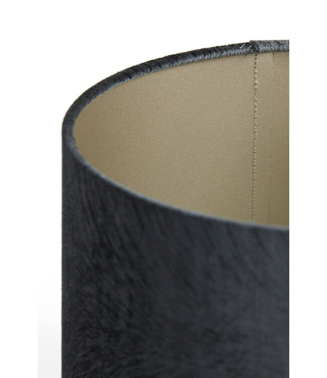 Light&Living Lampenkap Lubis | Cilinder | Grijs | H21 x D30 cm