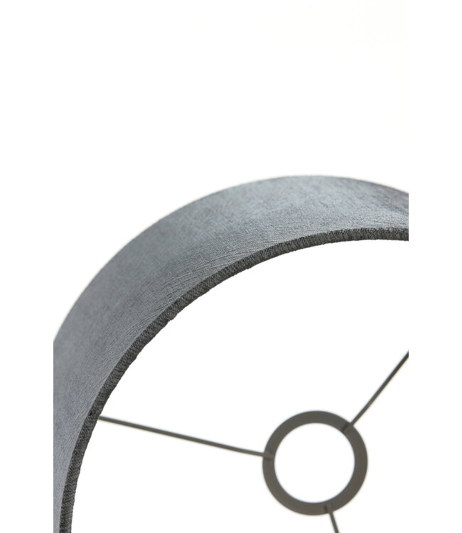 Light&Living Lampenkap Lubis | Cilinder | Grijs | H21 x D30 cm