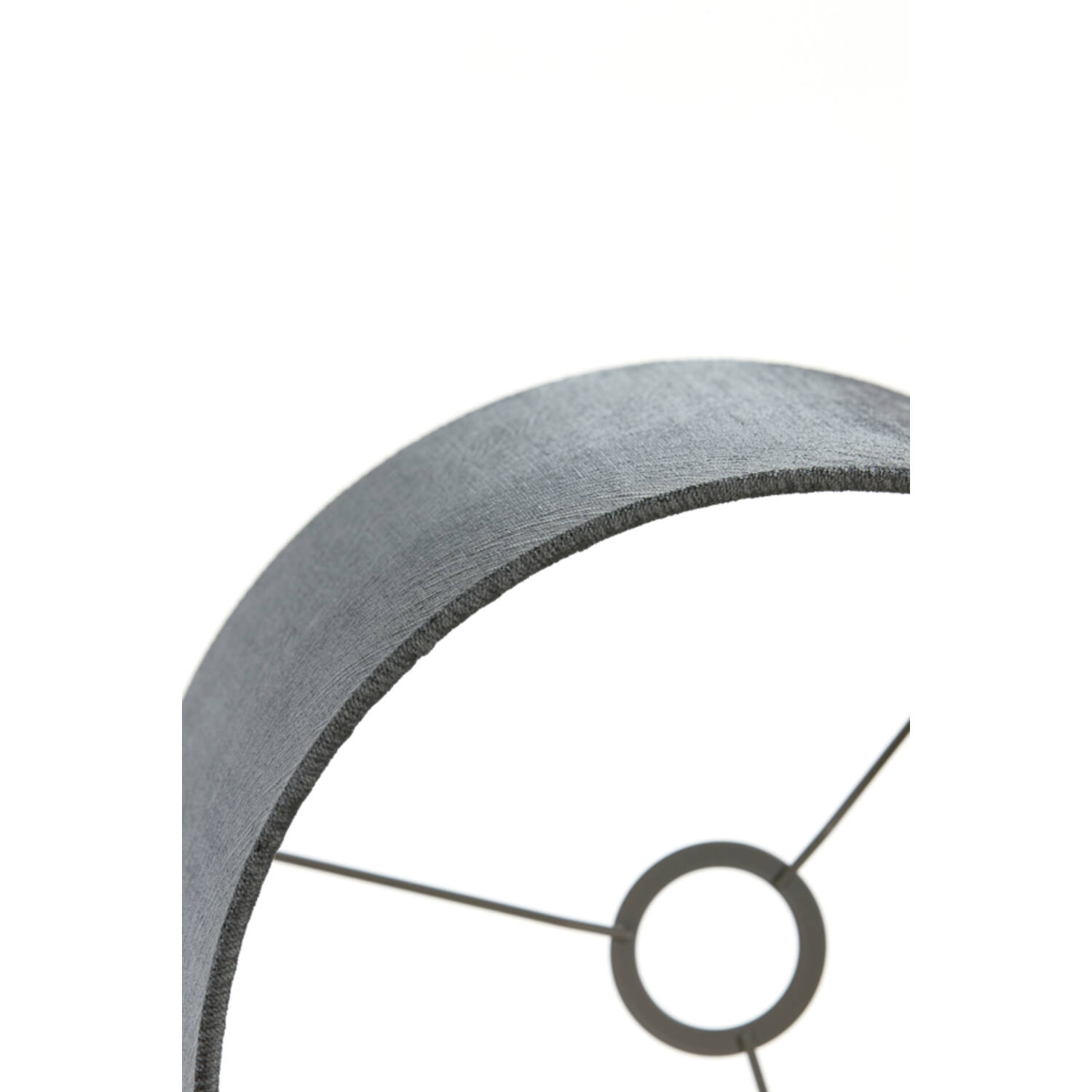 Light&Living Lampenkap Lubis | Cilinder | Grijs | H21 x D30 cm