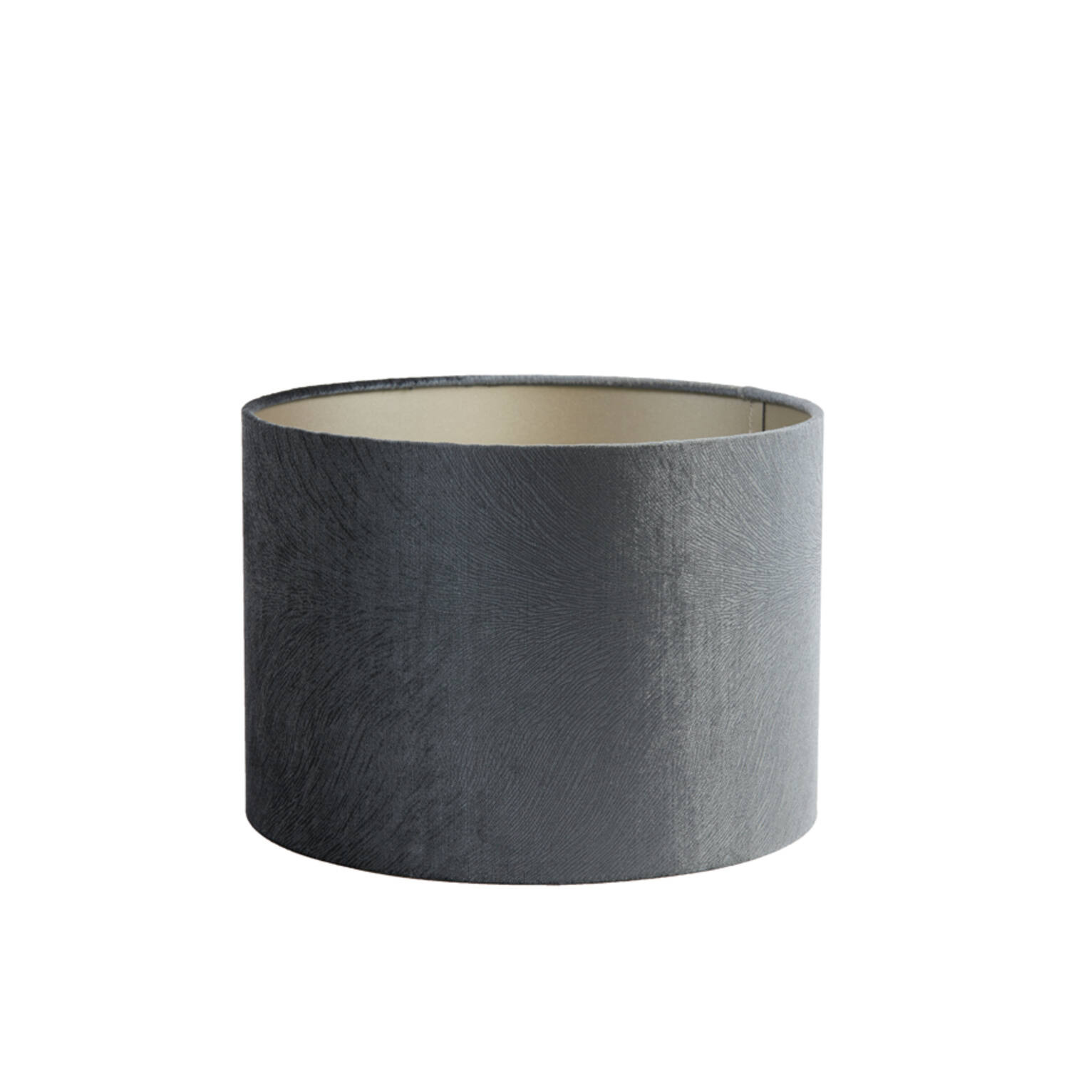 Light&Living Lampenkap Lubis | Cilinder | Grijs | H21 x D30 cm