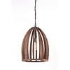 Hanglamp Haranka | Hout | Chocolade Bruin | H46 x D38 cm