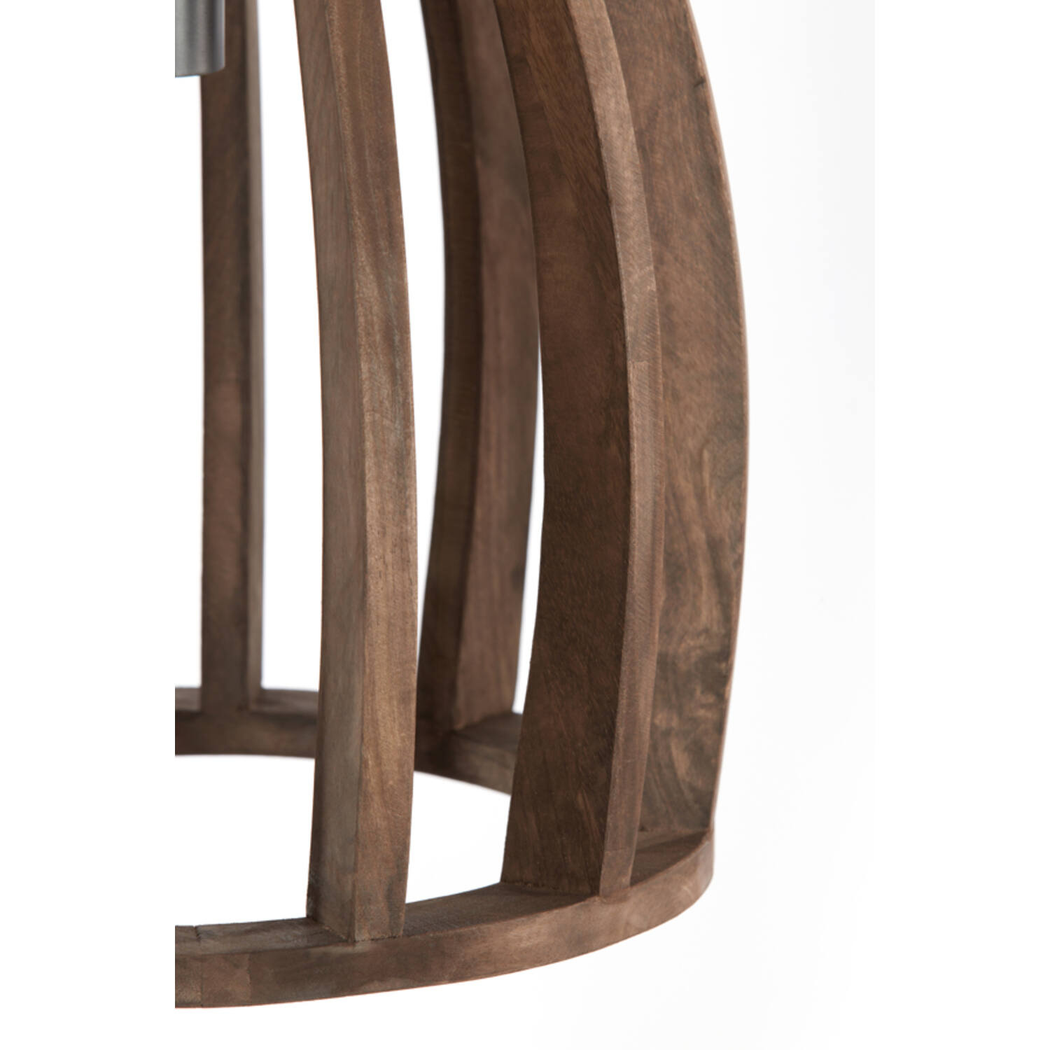 Light&Living Hanglamp Haranka | Hout | Chocolade Bruin | H46 x D38 cm