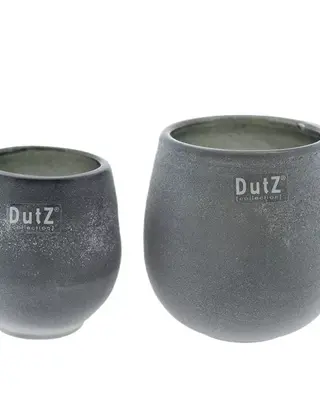 DutZ Pot Hurricane Diva | Grijs Patina | H10 x D10 cm