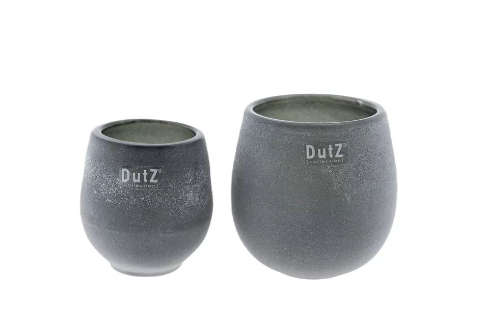 DutZ Pot Hurricane Diva | Grijs Patina | H10 x D10 cm