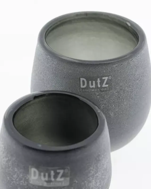 DutZ Pot Hurricane Diva | Grijs Patina | H10 x D10 cm