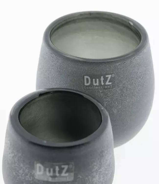 DutZ Pot Hurricane Diva | Grijs Patina | H10 x D10 cm