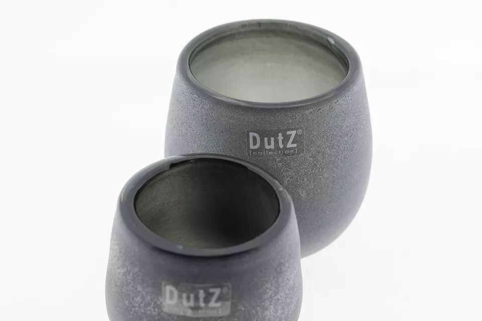 DutZ Pot Hurricane Diva | Grijs Patina | H10 x D10 cm