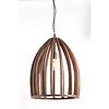 Hanglamp Haranka | Hout | Chocolade Bruin | H56 x D47 cm