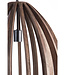 Light&Living Hanglamp Haranka | Hout | Chocolade Bruin | H56 x D47 cm