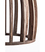 Light&Living Hanglamp Haranka | Hout | Chocolade Bruin | H56 x D47 cm