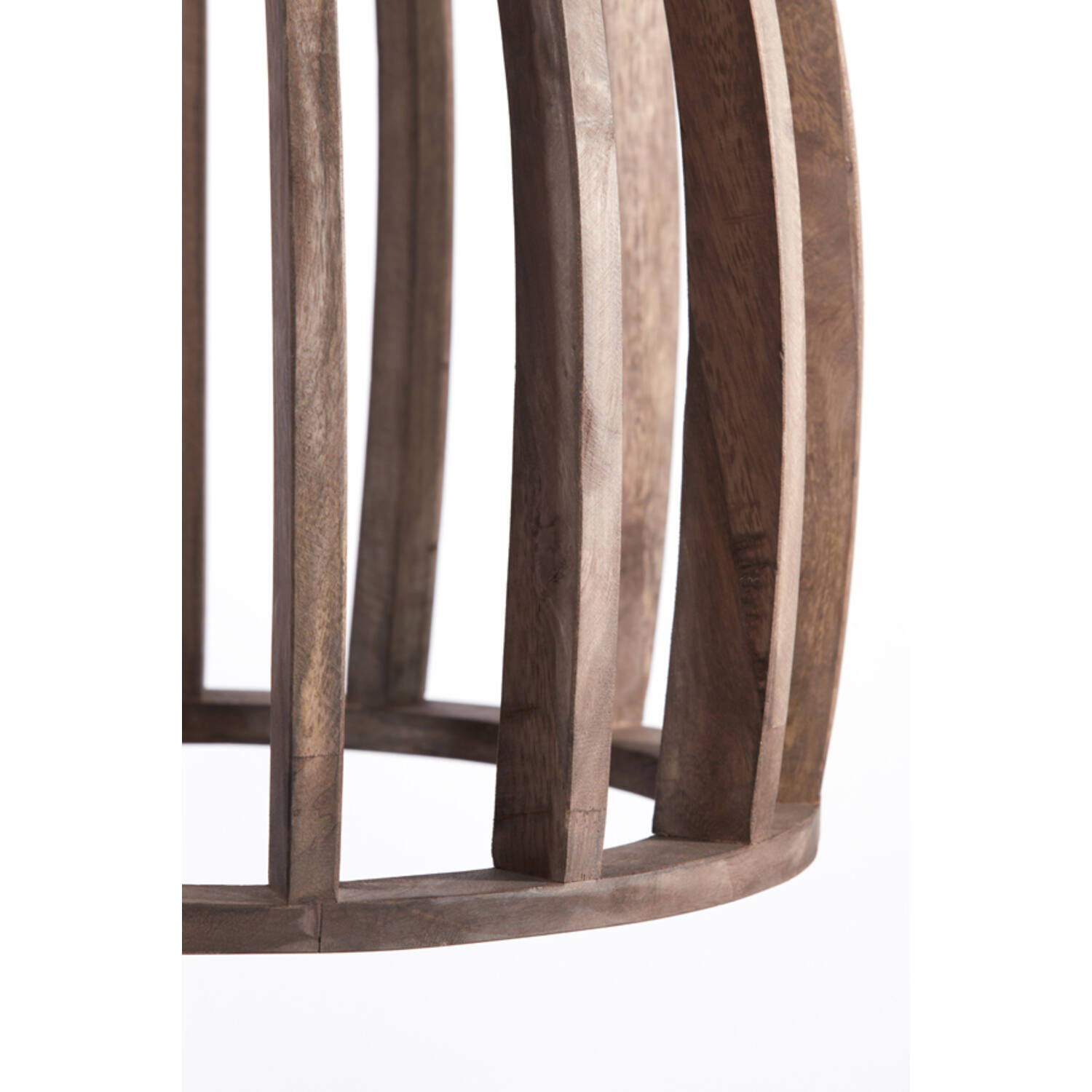 Light&Living Hanglamp Haranka | Hout | Chocolade Bruin | H56 x D47 cm