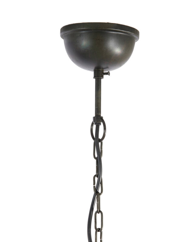 Light&Living Hanglamp Haranka | Hout | Chocolade Bruin | H56 x D47 cm