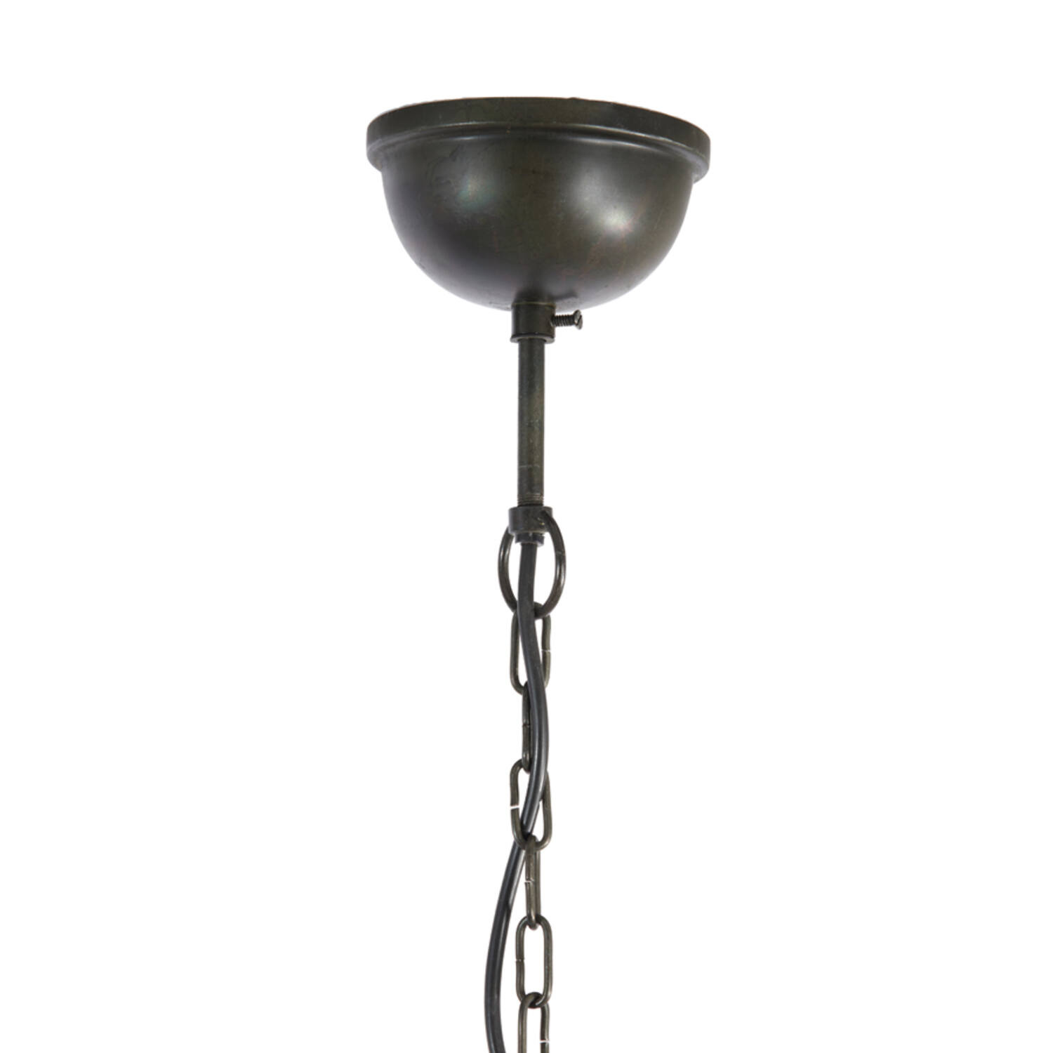 Light&Living Hanglamp Haranka | Hout | Chocolade Bruin | H56 x D47 cm