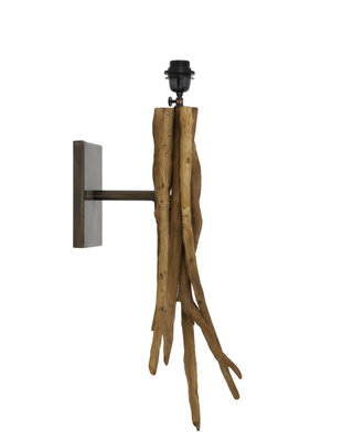 Light&Living Wandlamp Bluma | Bruin | H70 x B18 x D25 cm