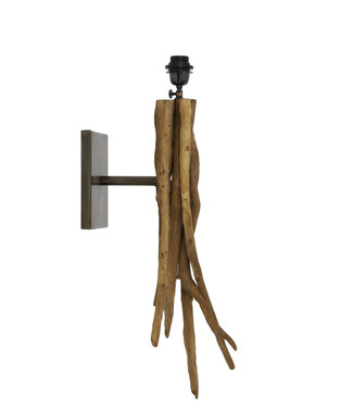 Light&Living Wandlamp Bluma | Bruin | H70 x B18 x D25 cm
