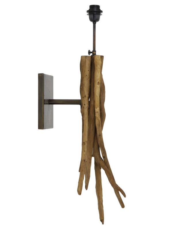 Light&Living Wandlamp Bluma | Bruin | H70 x B18 x D25 cm