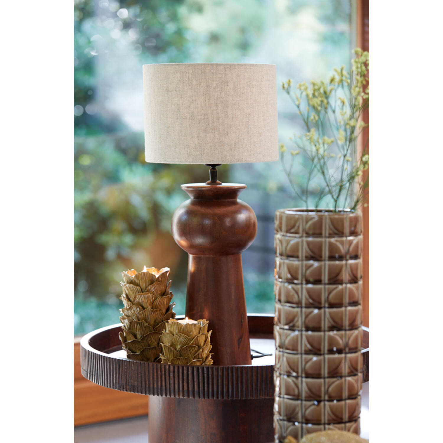 Light&Living Lampenkap | Cilinder | Naturel | Verschillende Maten