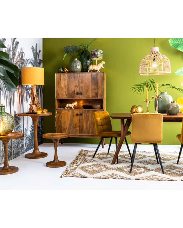 Light&Living Lampenvoet Arbanasi | Hout | H63 x D30 cm