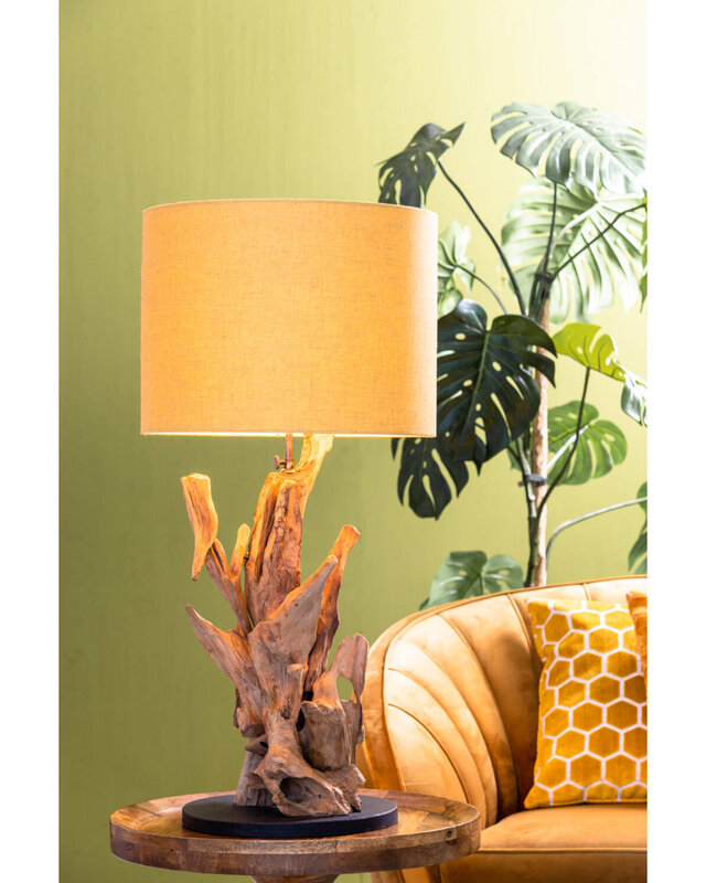 Light&Living Lampenvoet Arbanasi | Hout | H63 x D30 cm
