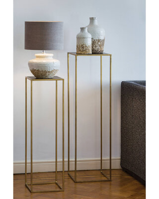 Light&Living Lampenkap Cilinder | Dark Linen | Verschillende Maten