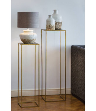 Light&Living Lampenkap Cilinder | Dark Linen | Verschillende Maten