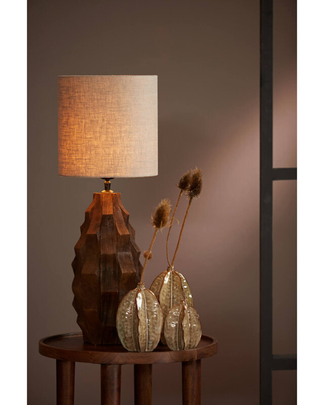 Light&Living Lampenkap Cilinder | Dark Linen | Verschillende Maten