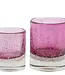 DutZ Kaarsenglas | Fuchsia Bubbels | 2 Maten!