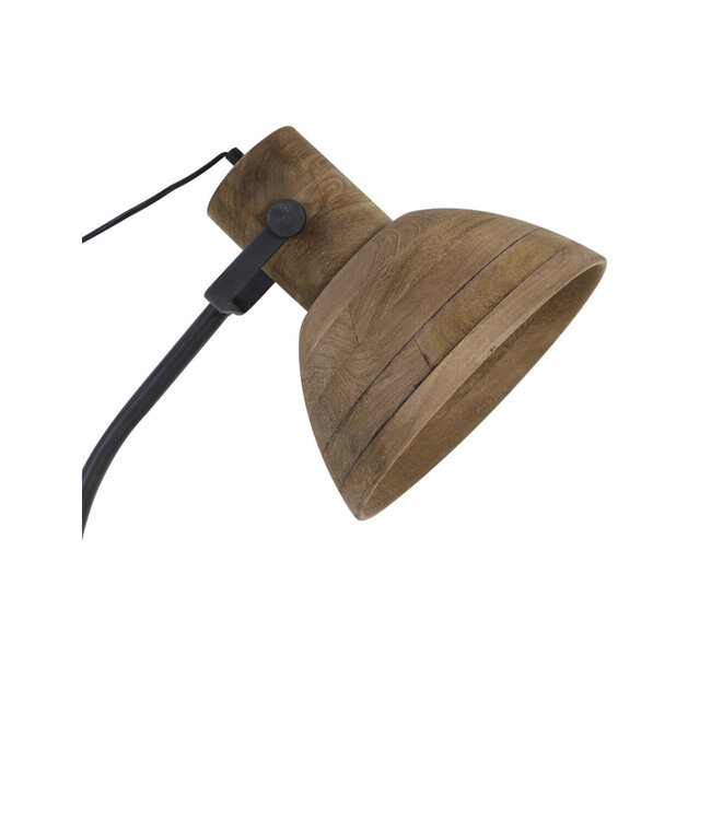 Light&Living Vloerlamp Imbert | Hout | Bruin | H129 x B47 x D29 cm