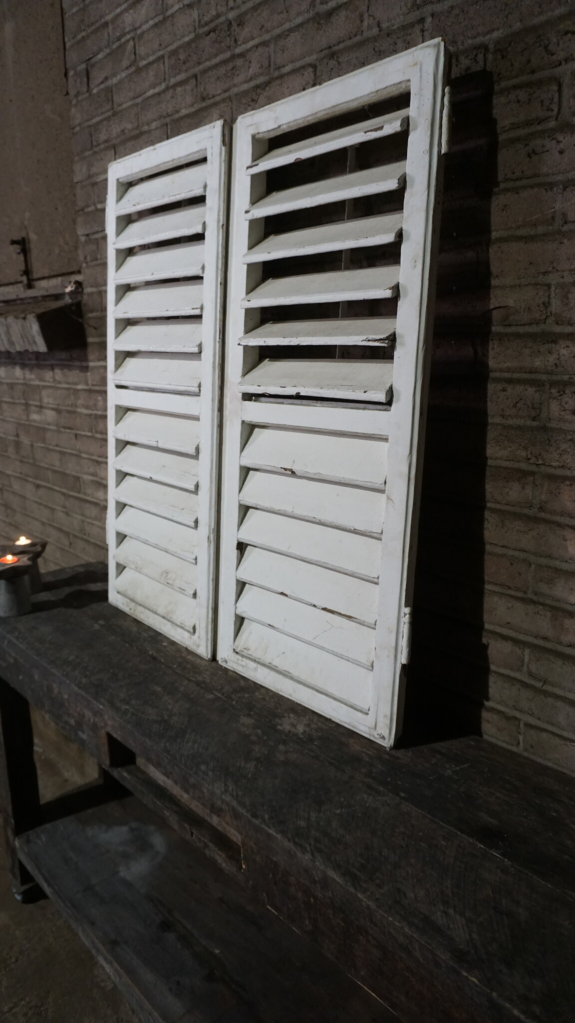 Rene Houtman Oude Franse Luiken | Wit | Set Van 2 | H100 x B88 cm