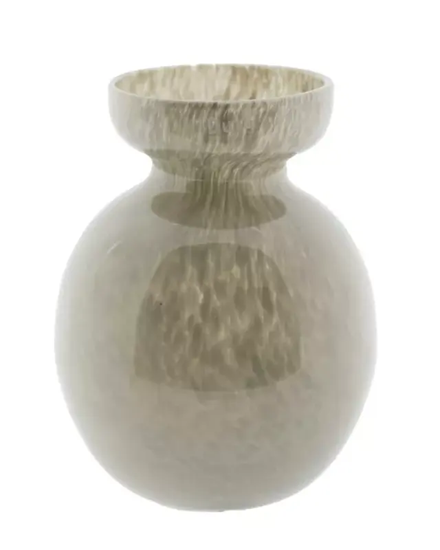 DutZ Vaas Tsjutka | Taupe | H26 x D19 cm
