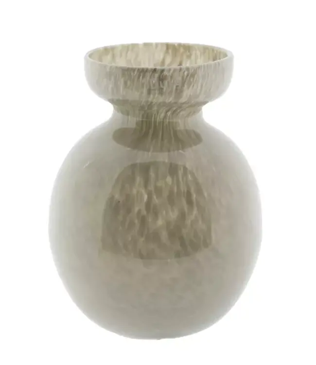 DutZ Vaas Tsjutka | Taupe | H26 x D19 cm