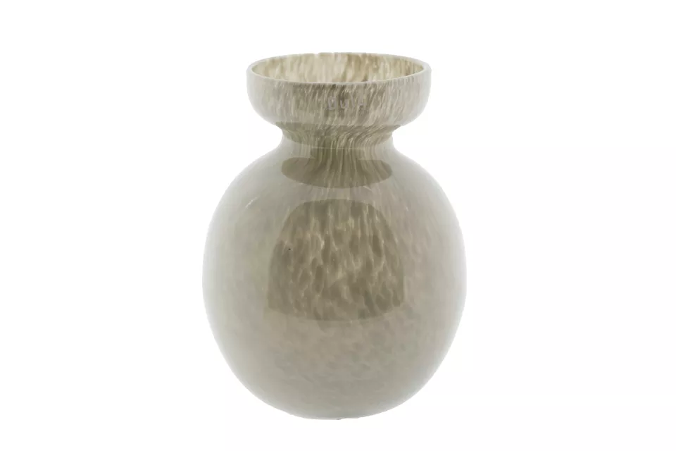 DutZ Vaas Tsjutka | Taupe | H26 x D19 cm