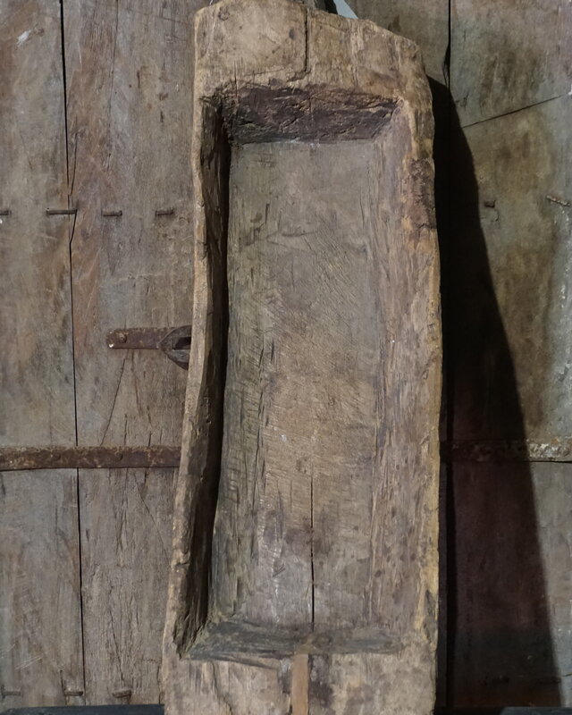 Aura Peeperkorn Oud Houten Trog | Uniek | L84 x B23 cm
