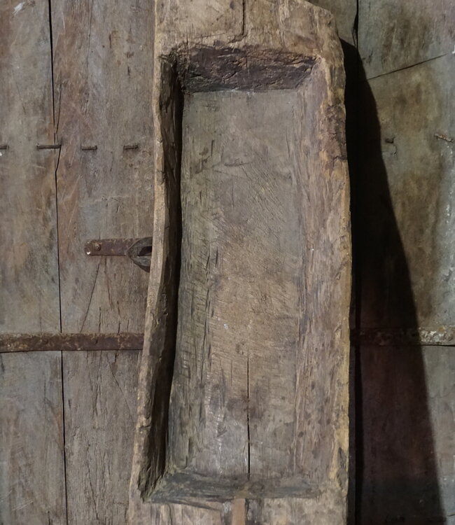 Aura Peeperkorn Oud Houten Trog | Uniek | L84 x B23 cm