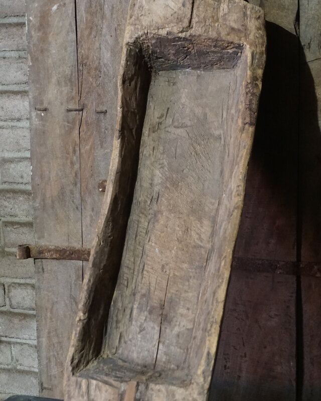 Aura Peeperkorn Oud Houten Trog | Uniek | L84 x B23 cm