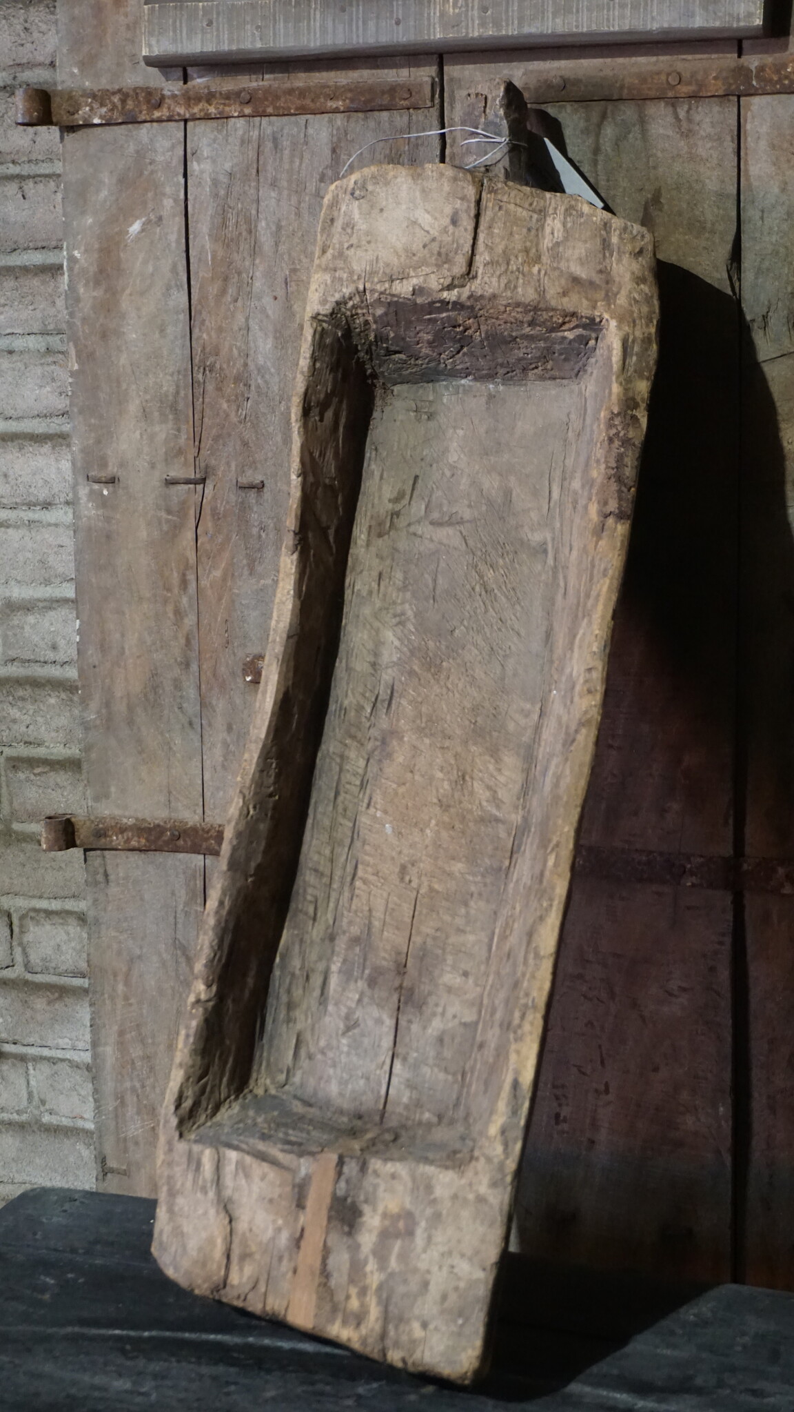 Aura Peeperkorn Oud Houten Trog | Uniek | L84 x B23 cm