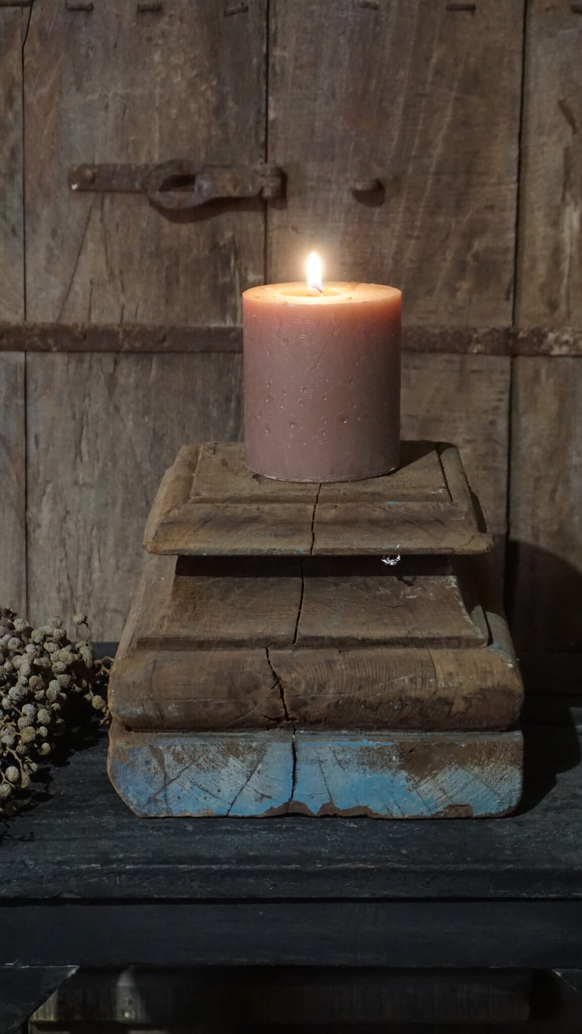 Rene Houtman Unieke Poer | Oud Hout | Nr 1 | H18 x B26 x D26 cm