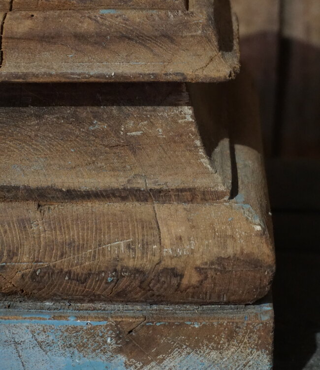 Rene Houtman Unieke Poer | Oud Hout | Nr 1 | H18 x B26 x D26 cm