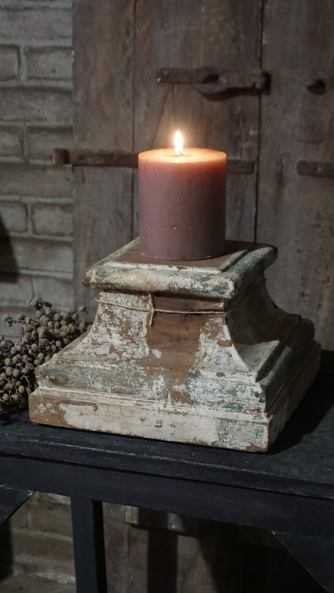 Rene Houtman Unieke Poer | Oud Hout | Nr 2 | H18 x B26 x D26 cm
